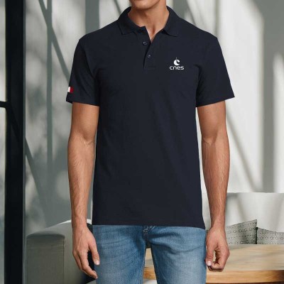 Polo homme bleu marine...