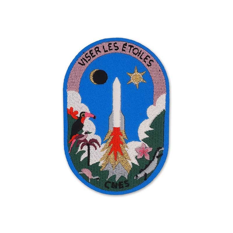 Ecusson thermocollable "Kourou" Macon&Lesquoy x CNES