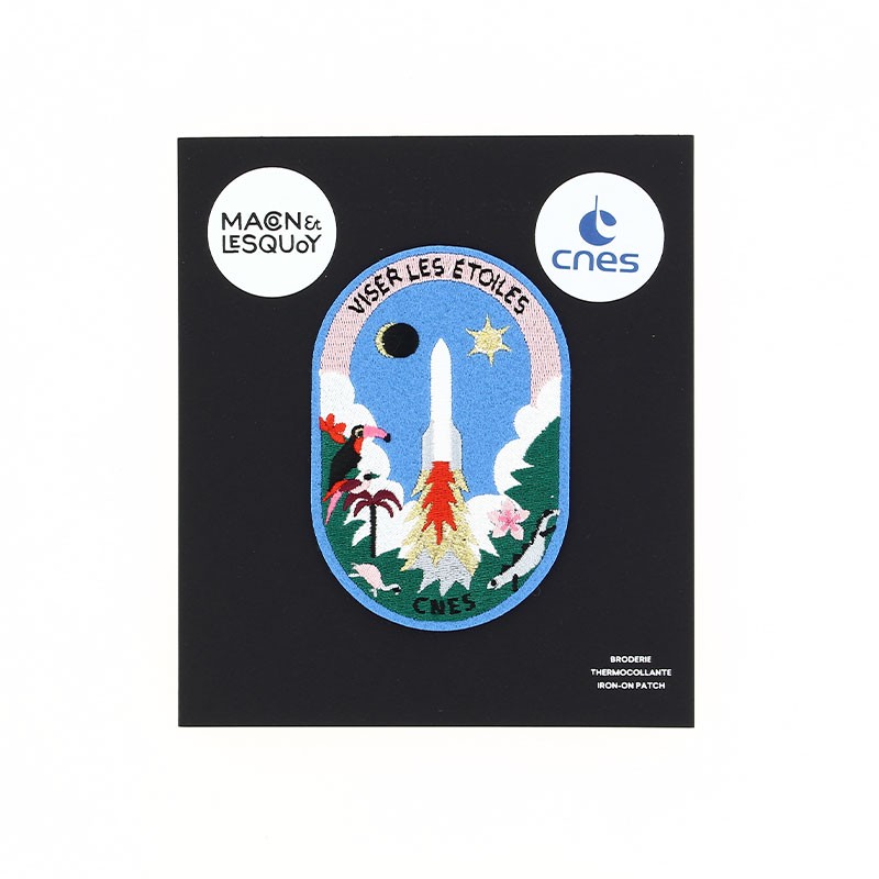 Ecusson thermocollable "Kourou" Macon&Lesquoy x CNES