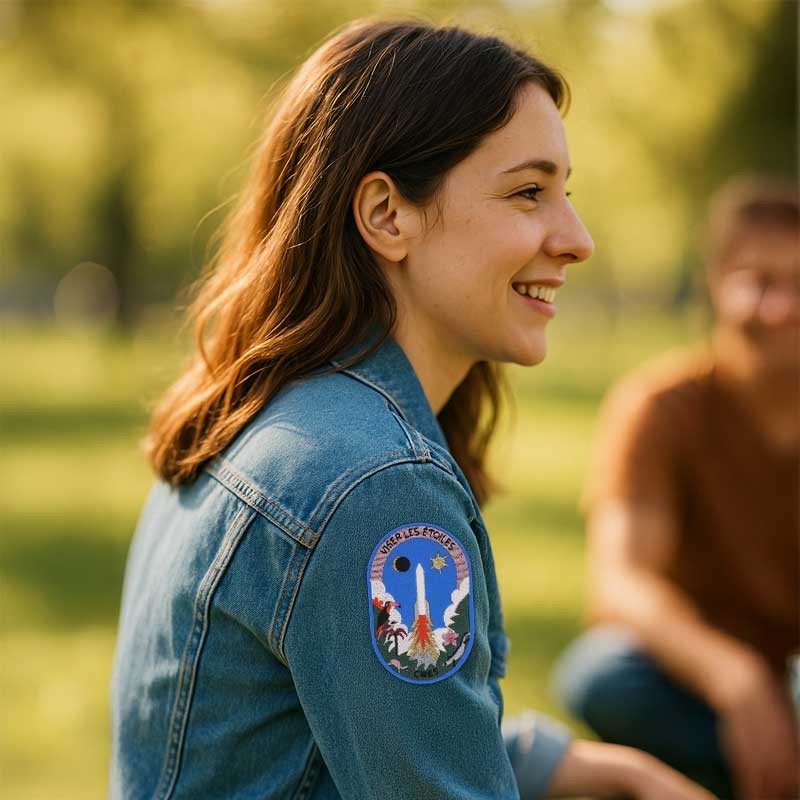 Ecusson thermocollable "Kourou" Macon&Lesquoy x CNES