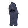 Women's "Made in CNES" navy blue polo shirt