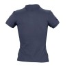 Women's "Made in CNES" navy blue polo shirt