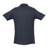Men's "Made in CNES" navy blue polo shirt