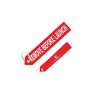 Porte-clés rouge CNES "Remove before Launch"