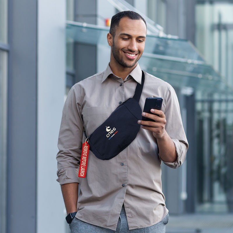 Made in CNES” fanny pack