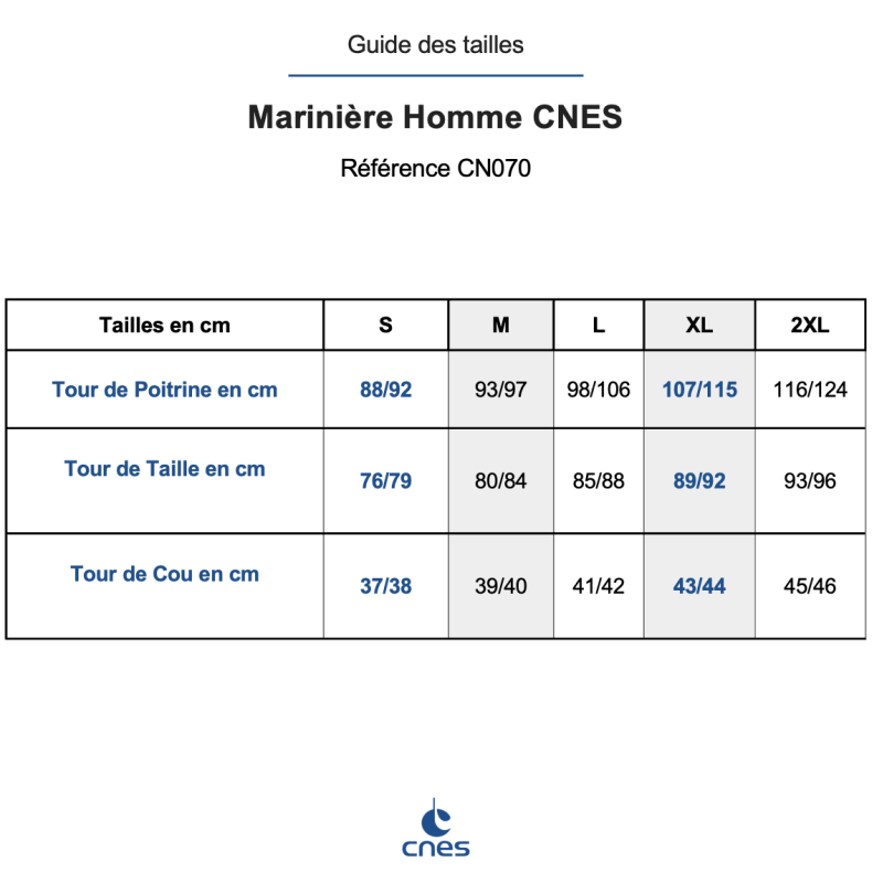 Marinière Homme CNES par Armor Lux