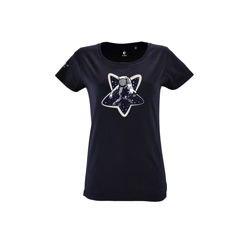 Navy blue Woman size T-shirt Human Adventure