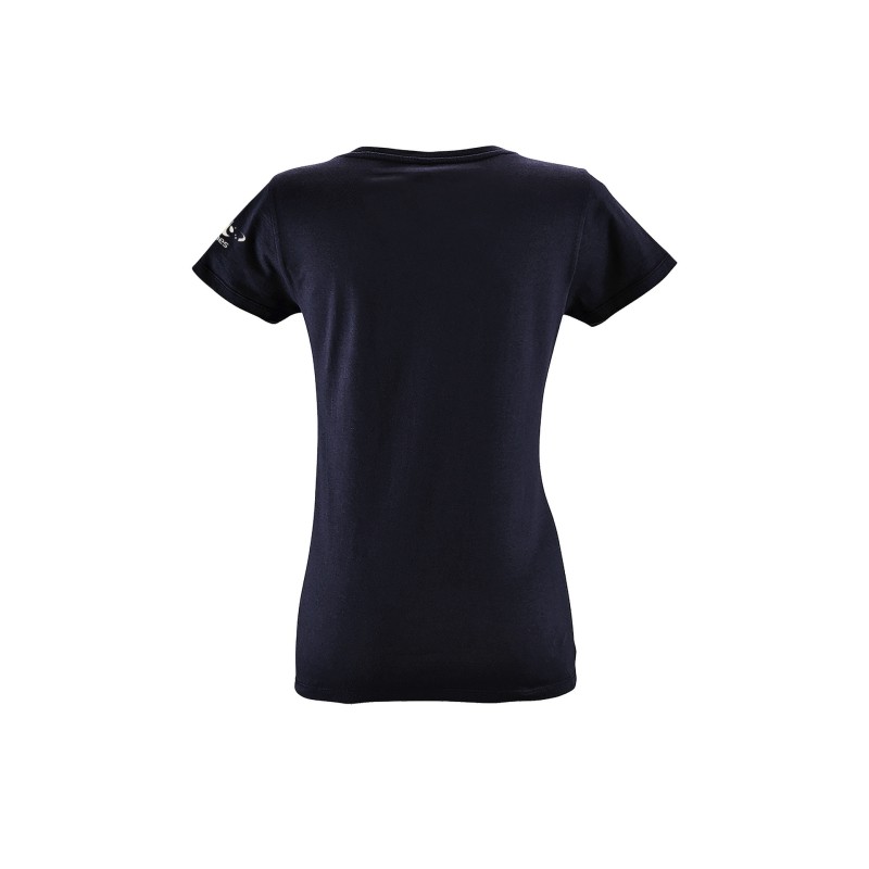 Navy blue Woman size T-shirt Human Adventure