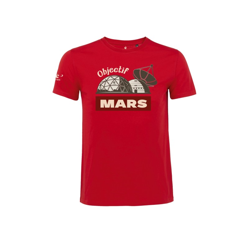 Red Man size T-shirt "Objectif MARS"