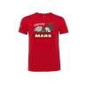 Red Man size T-shirt "Objectif MARS"