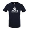 Navy blue Man T-shirt "MADE IN CNES"