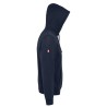 Men's "Made in CNES" navy blue zipped hoodie