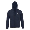Sweat zippé à capuche Homme "Made in CNES" bleu marine