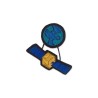 Broche "Satellite autour de la Terre" Macon&Lesquoy x CNES