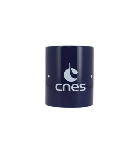 Blue CNES ceramic mug
