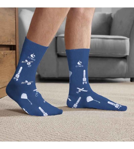Made in CNES" socks