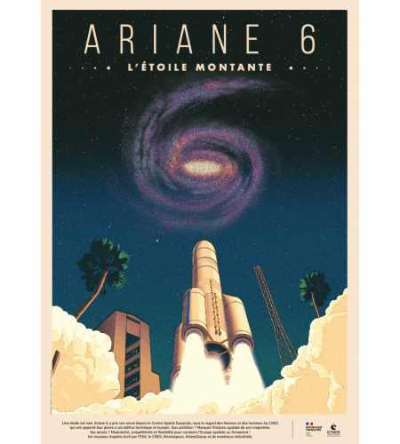 Ariane 6 poster - The rising star