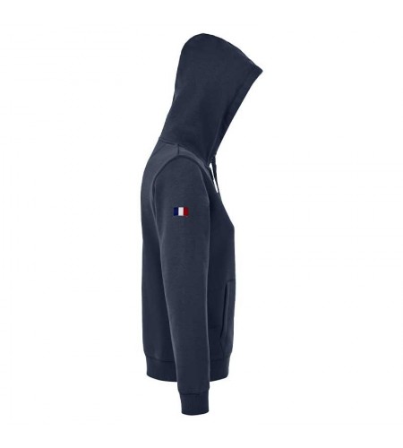 Sweat zippé à capuche Femme "Made in...