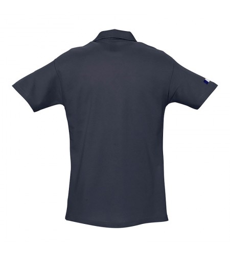 Men's "Made in CNES" navy blue polo...