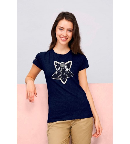 T-shirt Femme Marine - Aventure Humaine