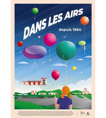Affiche dans les airs